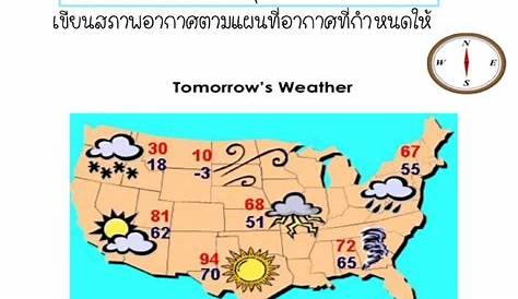 reading a weather map worksheets answer key