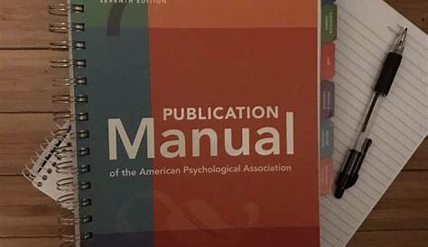 APA - There's a New Manual in Town ~ Dr. Cynthia J. Wolfe