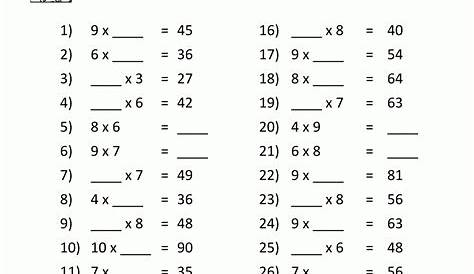 Multiplication Worksheets 8X | PrintableMultiplication.com