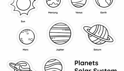 10 Best Printable Planet Cut Outs PDF for Free at Printablee