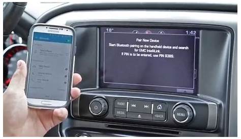 GMC IntelliLink System: Pairing Your Phone - YouTube