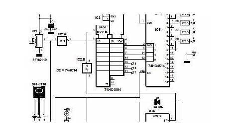 ir receiver and transmitter circuit diagram
