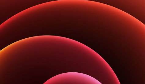 Colorful iPhone 12 Stock wallpaper Orbs Red Dark iPhone 11 Wallpapers