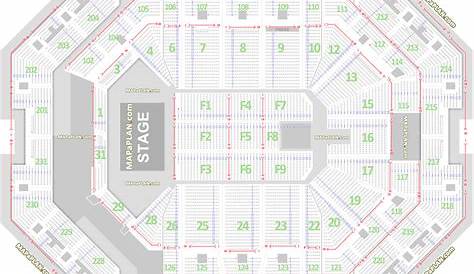 Barclays Center Brooklyn Arena seating chart - Detailed seat numbers