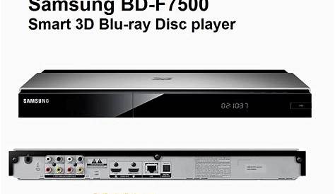 Samsung Bd F7500 Manual