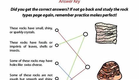 ️Identifying Types Of Rocks Worksheet Free Download| Gambr.co