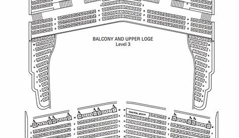 San Diego Civic Theatre Seating Chart