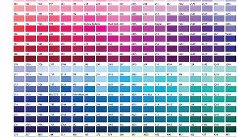 Color Chart (Pantone / PMS) | Advanced Digital NYC