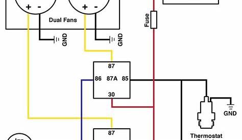 4 wire radiator fan wiring diagram
