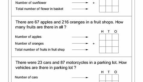 math for primary 2 worksheet