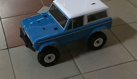 toy white ford bronco