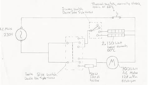 hair dryer circuit diagram schematic