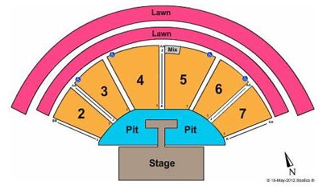 white oak amphitheater seating chart