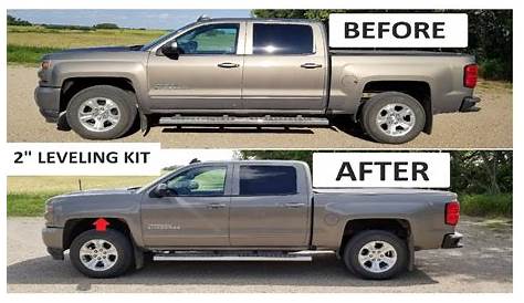 leveling kit for chevy silverado 1500 4wd