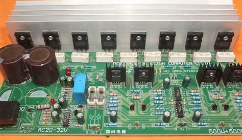 500 Watt Audio Amplifier Circuit Diagram