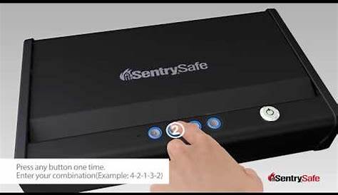 【How to】 Reset A Sentry Safe Code
