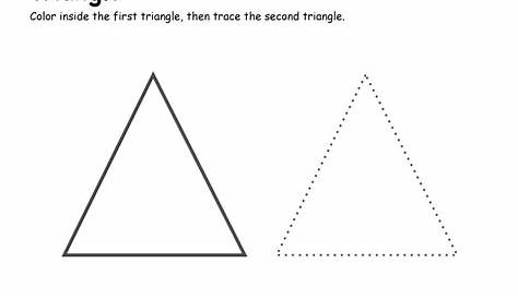 is it a triangle worksheets