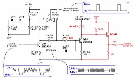 av rf converter circuit diagram