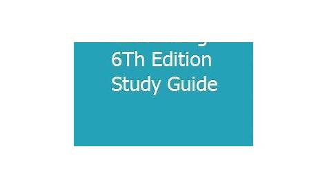 Century 21 Accounting 6Th Edition Study Guide | Study guide