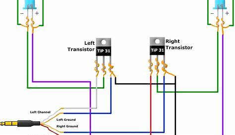 Music LED Light Box Modified Circuit Diagram
