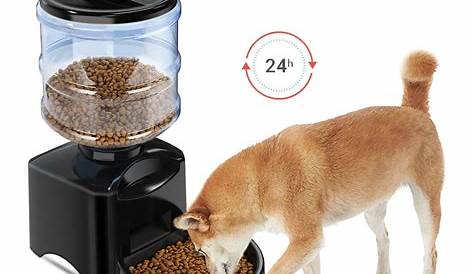 OTVIAP Pets Feeder, 5.5L Electric Automatic Pets Feeder Food Dish Bowl