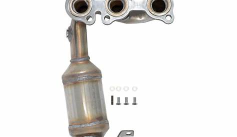 2004 Toyota Sienna Exhaust Manifold with Integrated Catalytic Converter