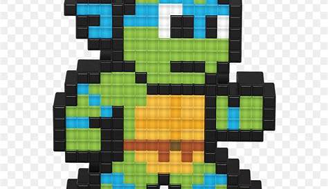 turtle minecraft pixel art