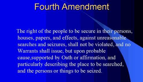 Fourth Amendment