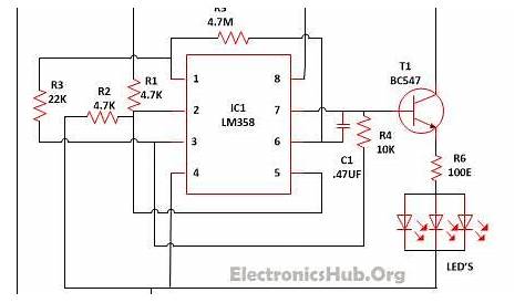230v led dimmer circuit diagram