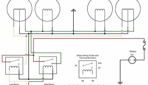 relay headlight wiring diagram