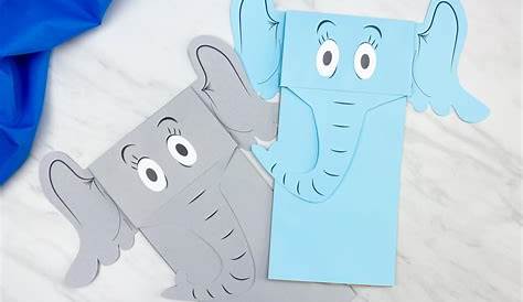 Horton Hears A Who Printable Puppet Craft [Free Template]