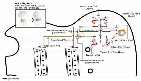 gibson epiphone b guitar wiring diagram
