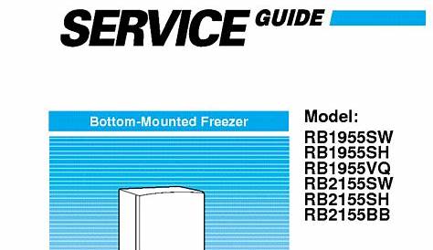 Refrigerator Service Manual Samsung - uploadshared