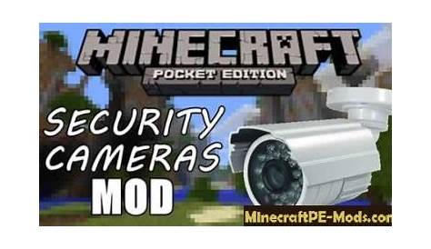 Ultimate Security Cam Mod For Minecraft PE 1.8, 1.7 Download