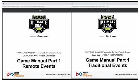 Ftc Game Manual 2 2022