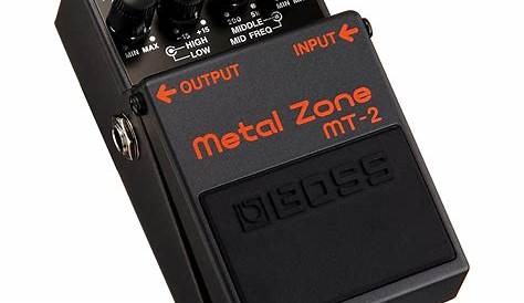 Boss Metal Zone MT-2 - Pedal sonidos heavy