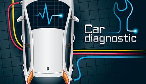 Car diagnostics device Royalty Free Vector Image