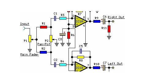 4 channel audio mixer circuit diagram