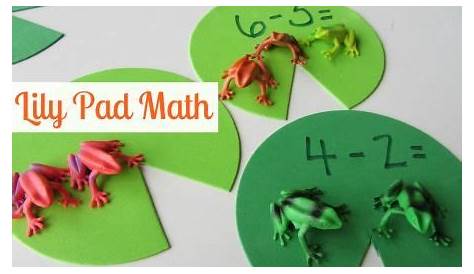 Lily Pad Math - Subtraction Activity | Math, Lilies and Frogs