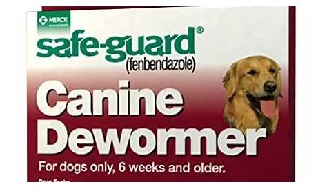 fenbendazole paste for dogs dosage chart