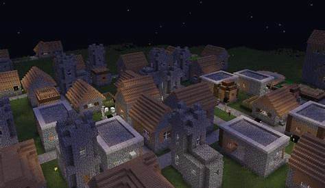 village in flat world minecraft pe