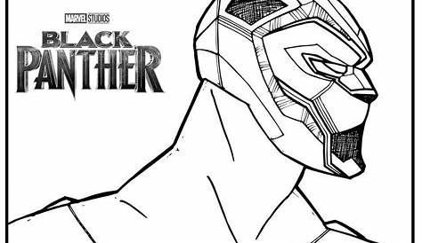 Black Panther free coloring pages to print - Colorpages.org