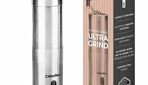 Mueller Ultra-Grind - Strongest and Heaviest Duty Portable Conical Burr