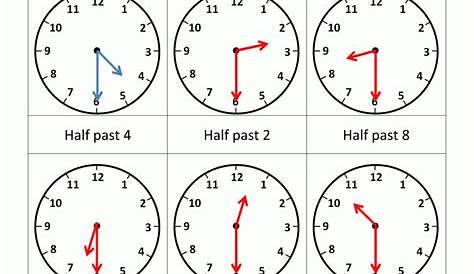 Telling Time To The Whole Hour Worksheets Hour — db-excel.com