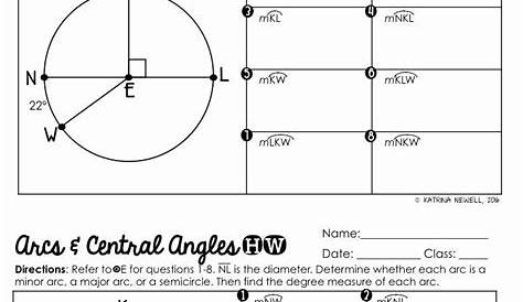 Angles In A Circle Worksheet Beautiful 33 Best Geometry Worksheets