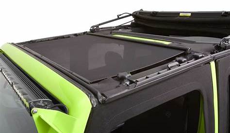 2012 Jeep Wrangler Bestop Retractable Sunshade Sunrider - Soft Top