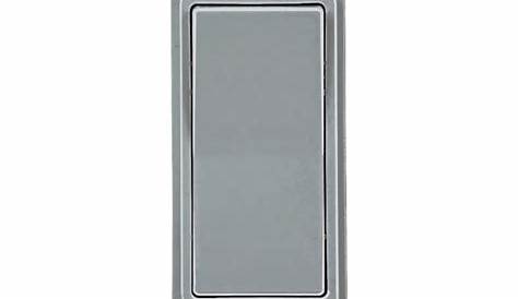 Eaton 15-Amp 4-Way Gray Rocker Light Switch in the Light Switches