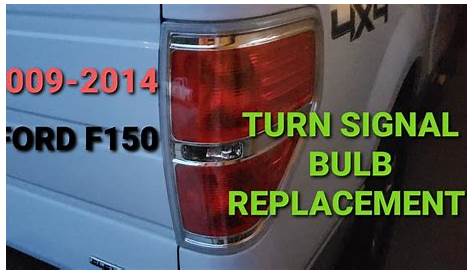 how to do you install change out rear turn signal blinker bulb ford f150 09 2010 2011 2012 2013