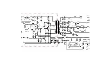 Switching power suplly for color television circuit - Electronic Circuit