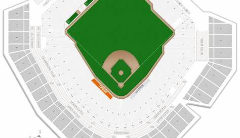 Detroit Tigers Seating Guide - Comerica Park - RateYourSeats.com